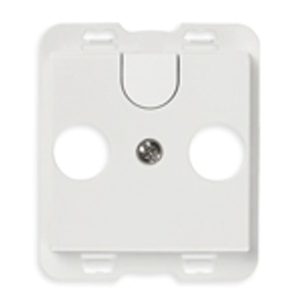 TV-RD-SAT-socket adaptor white image 1