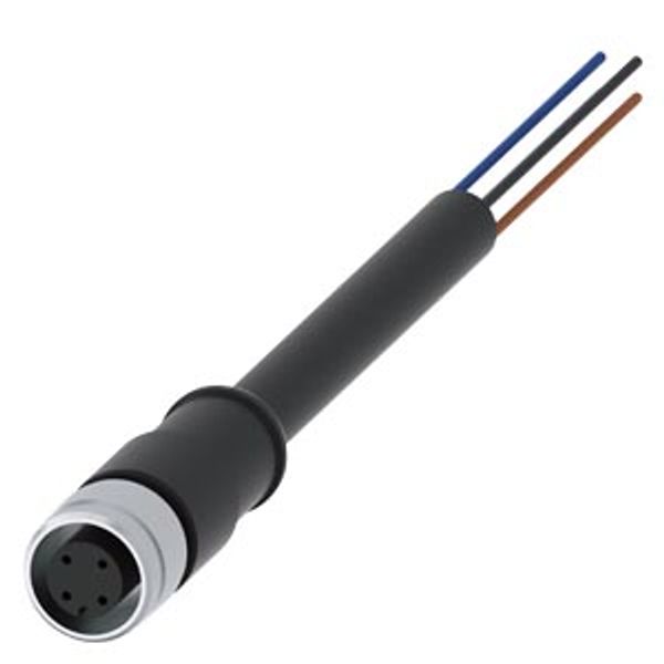 Connection cable with M12 socket 4-... image 1
