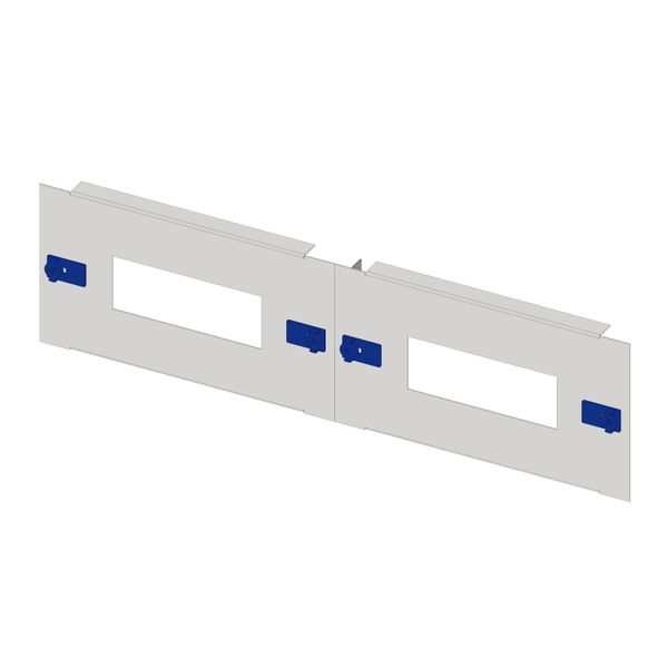 Divided front plates 2G3, SET complete, sheet steel, 2x7MW image 2