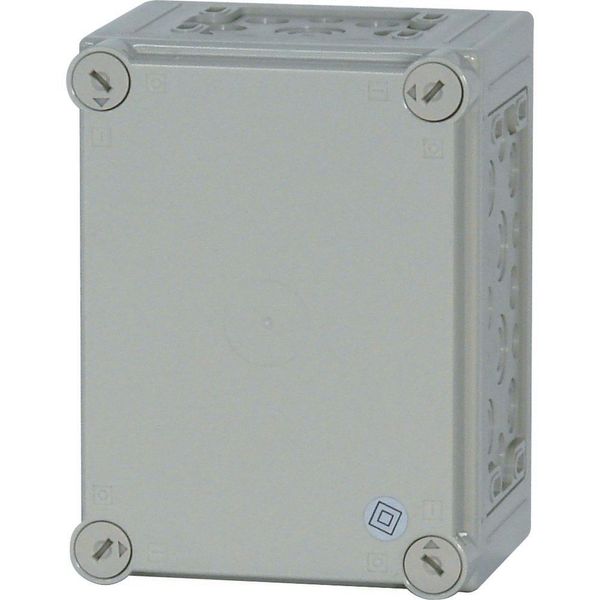 Insulated enclosure, +knockouts, RAL7035, HxWxD=250x187.5x150mm image 6
