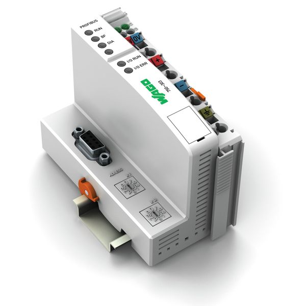 Fieldbus Coupler PROFIBUS DP 1st Generation 12 MBd light gray image 1