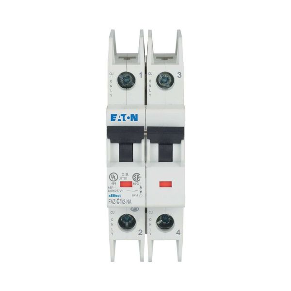 Miniature circuit breaker (MCB), 1 A, 2p, characteristic: C image 6