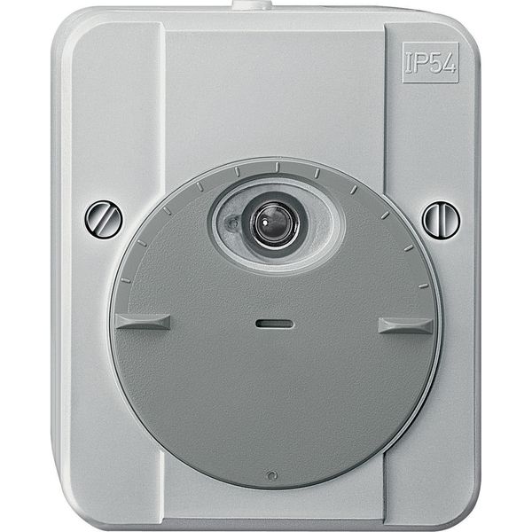 ARGUS light-sensitive switch, with switching delay, light grey image 1