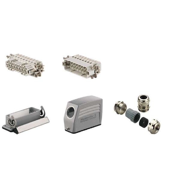 Industrial connectors (set), Series: HA, Screw connection, Size: 5, Nu image 1