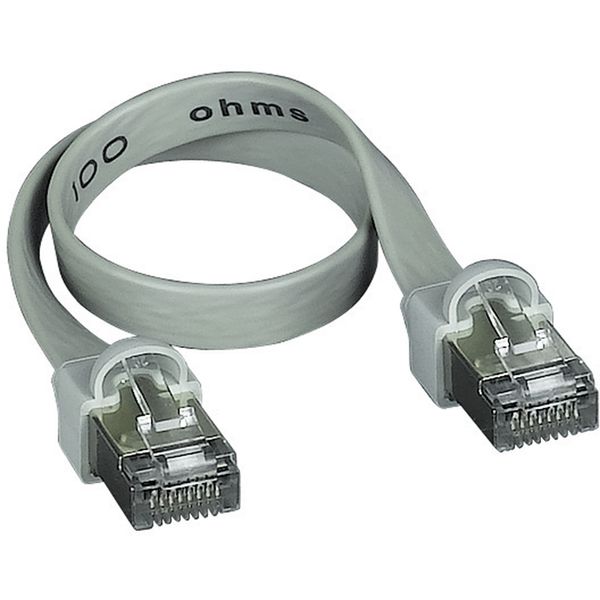 Patch cord RJ45 category 6 F/UTP grey 0.2 meter image 1
