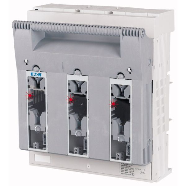 NH fuse-switch 3p box terminal 95 - 300 mm², mounting plate, light fuse monitoring, NH3 image 5