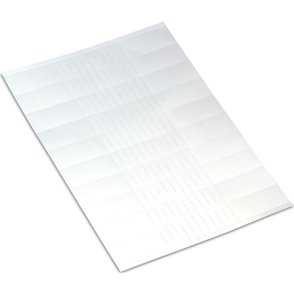Cardboard signs for laser printer 9.5 x 25 mm white image 2