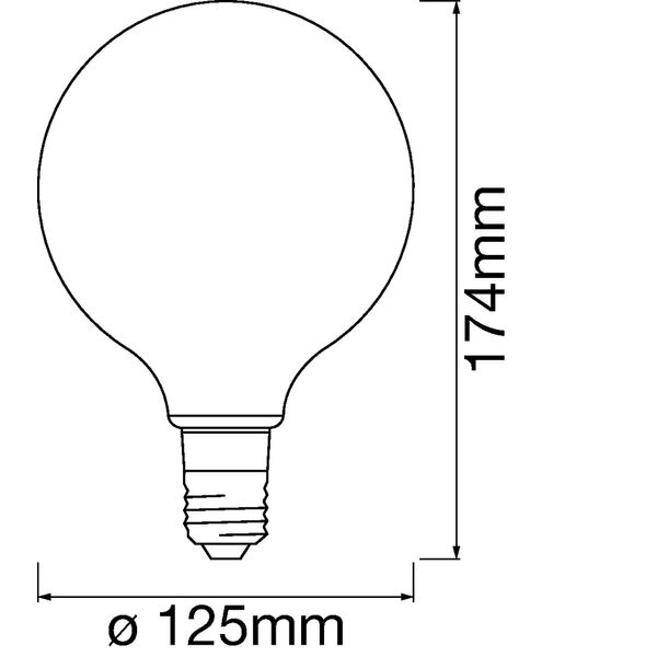 SMART+ Filament Globe Dimmable 52 6 W/2400 K E27 image 3