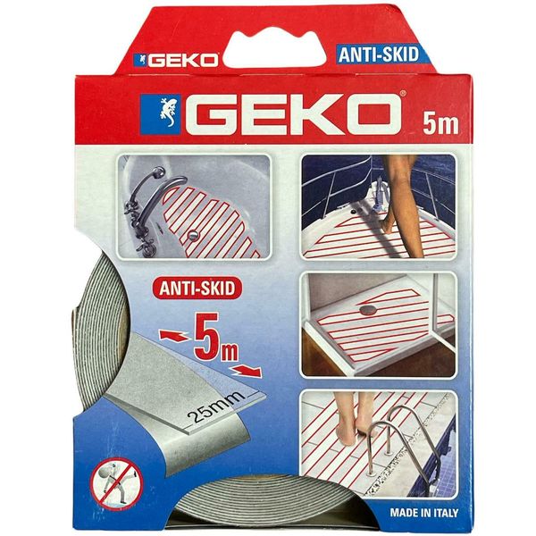 Anti-slip tape 25x5m WHITE 220/53 GEKO image 1
