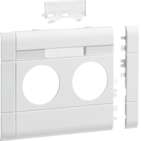 Frontplate 2-g. socket BRA/H/S 120 LF pw image 1