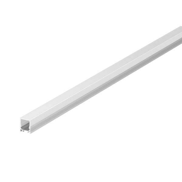 GRAZIA 10 LED Surface profile, flat, grooved, 2m, alu image 1