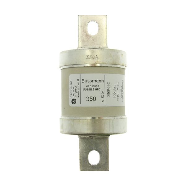 Fuse-link, low voltage, 350 A, AC 600 V, DC 250 V, HRCII-MISC, 59 x 136 mm, gL/gG, CSA image 3