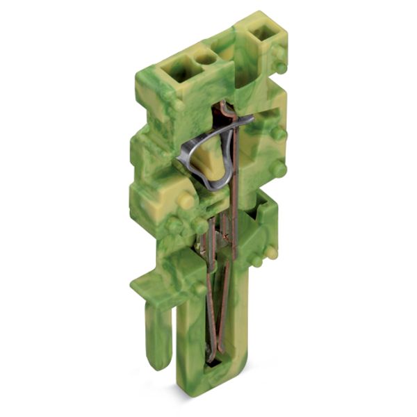 Center module for 1-conductor female connector CAGE CLAMP® 4 mm² green image 3
