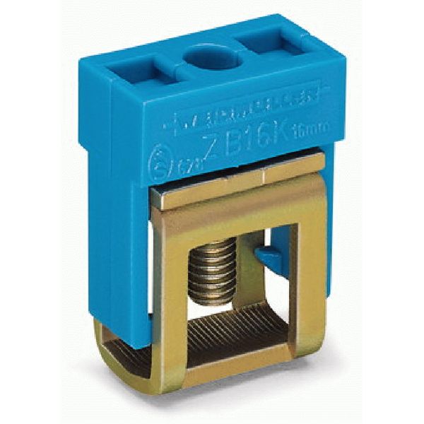 Connector for busbar with blue cover blue image 2