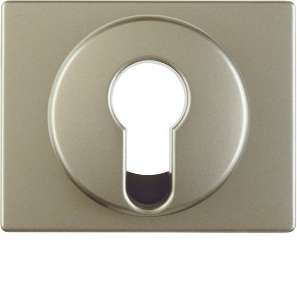 Centre plate for key switch/key push-button, arsys, light bronze matt, image 1