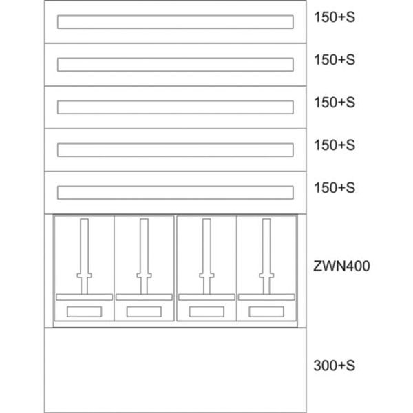 BP-O-NN-1000/15-4Z Eaton xEnergy Basic meter cabinet equipped image 1