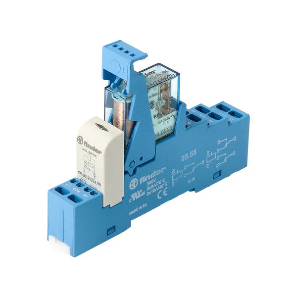 Rel. interface Mod.screwless 1CO 16A/24VDC SEN/AgNi/LED/diode (48.81.7.024.0050SPA) image 6