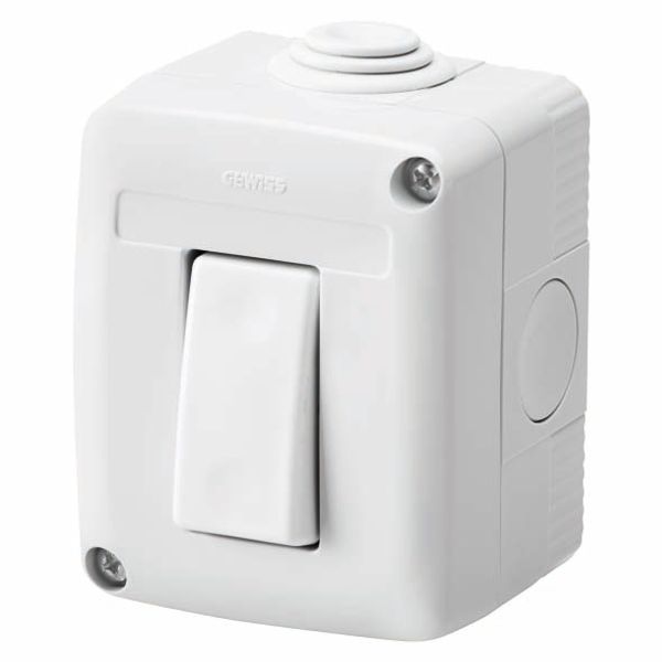 PROTECTED ENCLOSURE COMPLETE WITH SYSTEM DEVICES - WITH TWO-WAY SWITCH 1P 16 AX - IP40 - GREY RAL 7035 image 2