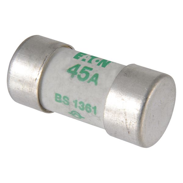 Fuse-link, low voltage, 45 A, AC 240 V, BS1361, 17 x 35 mm, BS image 11