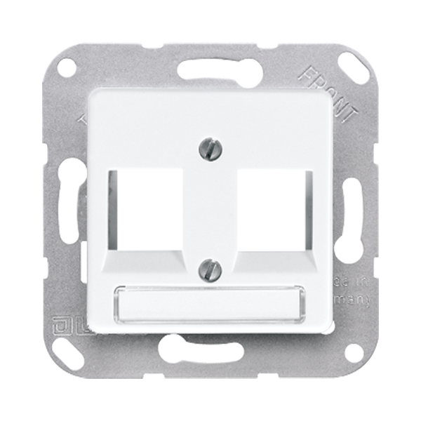 Centre plate for modular jack sockets 169-25NWEWW image 3
