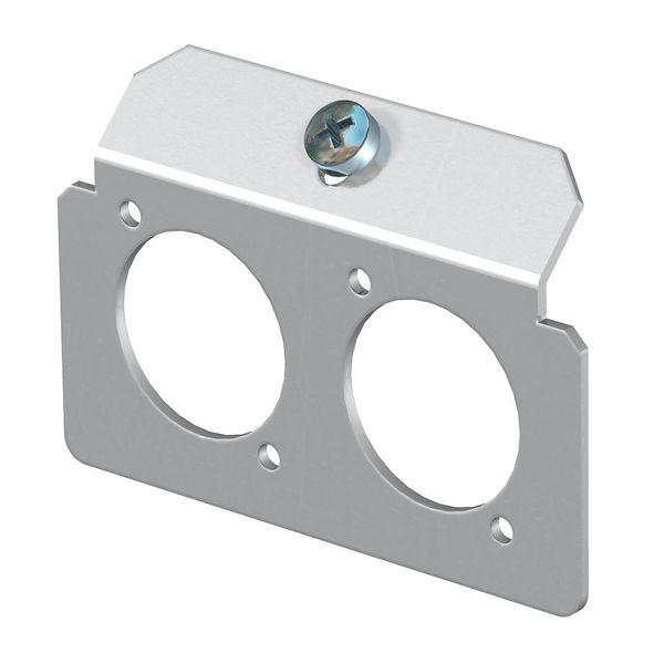 Support plate 2 x type K for mounting support image 1