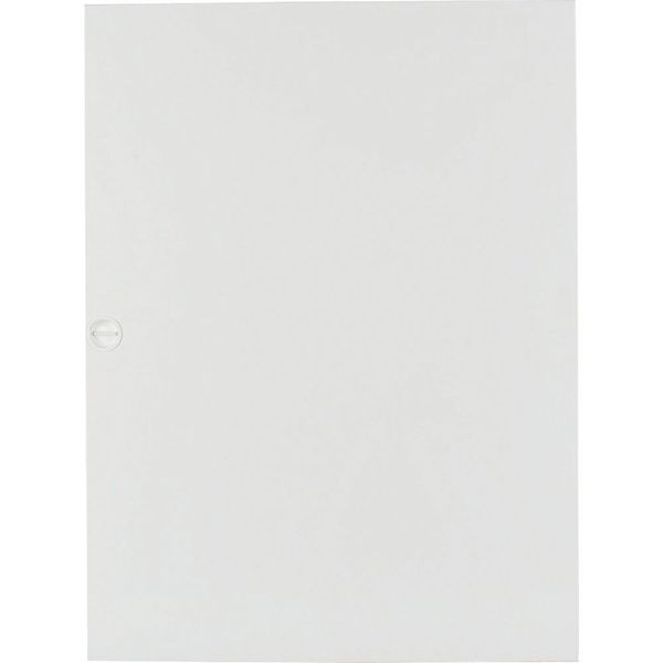 Flush mounted steel sheet door white, for 24MU per row, 3 rows image 6