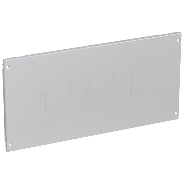 Metal faceplate XL³ 800/4000 - DPX³ with direct rotary handle - screws - 24 mod image 1