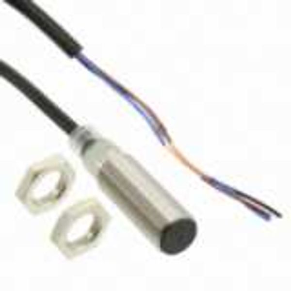 Proximity sensor, inductive, nickel-brass, short body, M12, shielded, image 2