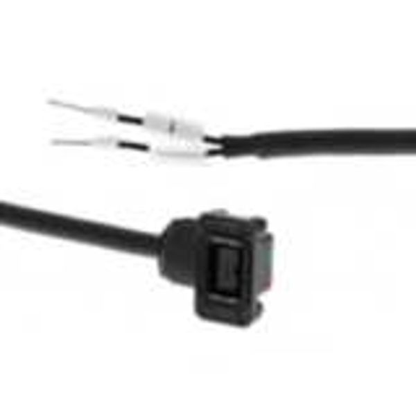 1S series servo brake cable, 15 m, 230 V: 100 to 750 W image 1
