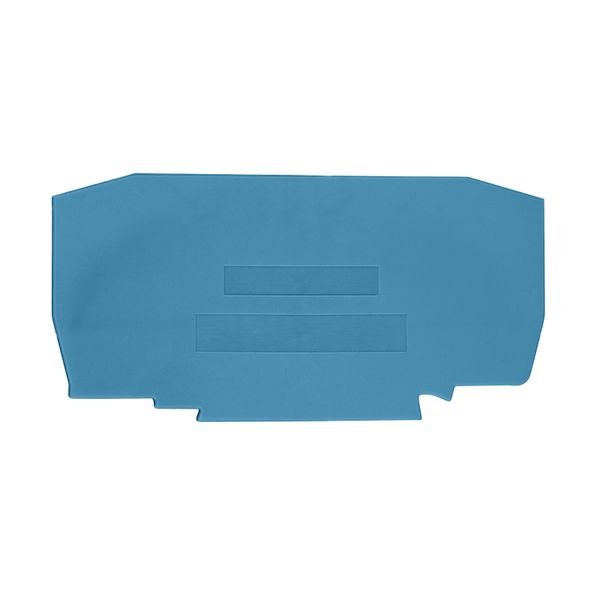 End plate for spring clamp terminal YBK 10 blue image 1