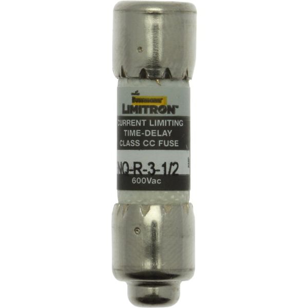 Fuse-link, LV, 3.5 A, AC 600 V, 10 x 38 mm, 13⁄32 x 1-1⁄2 inch, CC, UL, time-delay, rejection-type image 1