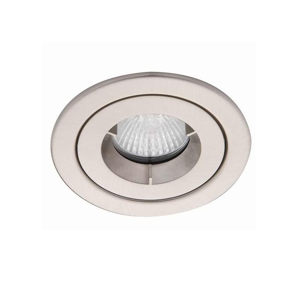 iCage Mini IP65 GU10 Die-Cast Fire Rated Downlight Satin Chrome image 1