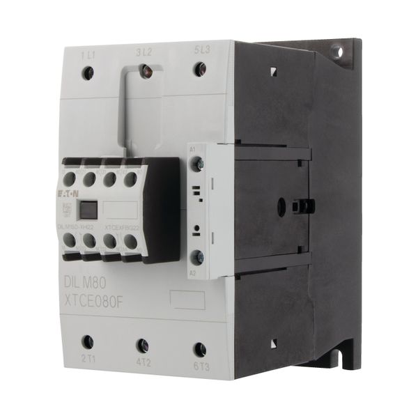 Contactor, 380 V 400 V 37 kW, 2 N/O, 2 NC, 400 V 50 Hz, 440 V 60 Hz, AC operation, Screw terminals image 6