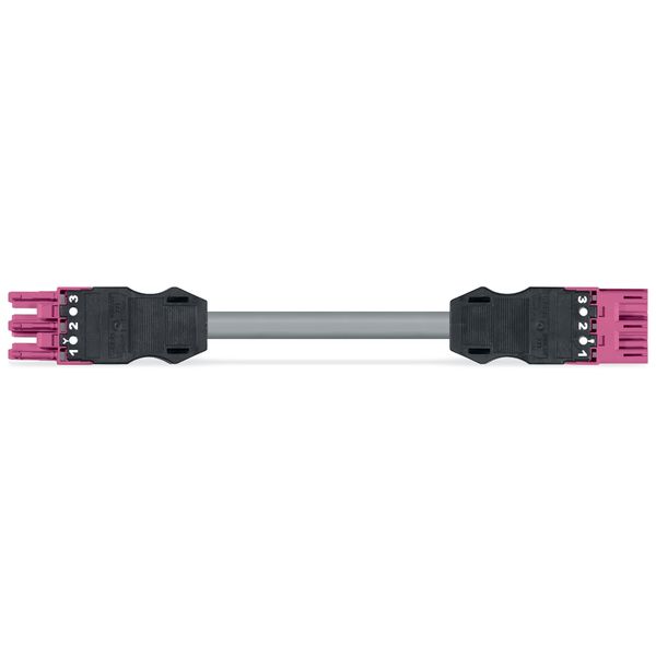 pre-assembled interconnecting cable B2ca Socket/plug pink image 3