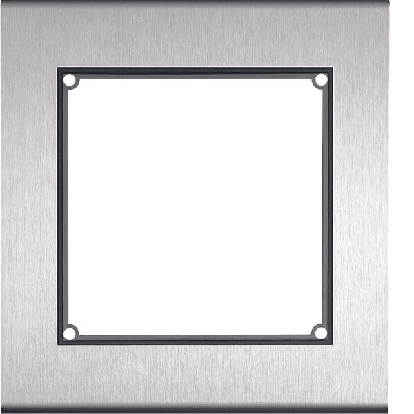 Modesta Frame 1/1 with housing wall-mounted stainless steel matt image 1