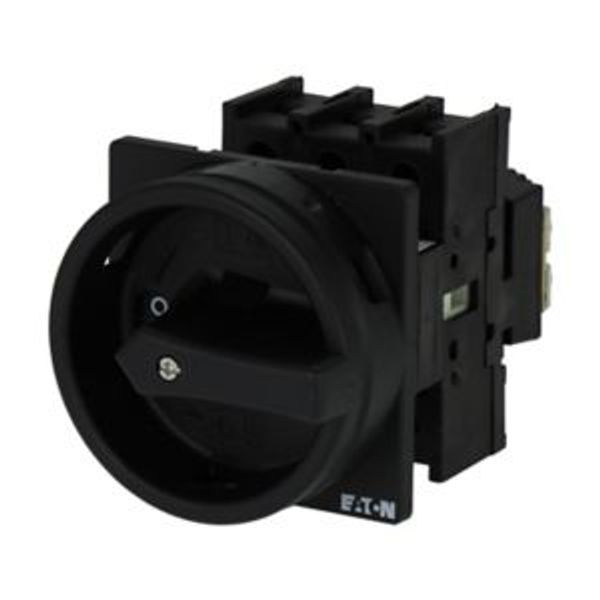 Main switch, P1, 40 A, flush mounting, 3 pole, STOP function, With black rotary handle and locking ring, Lockable in the 0 (Off) position image 4