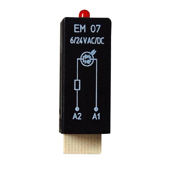 LED module, red, 6-24VAC/DC, EM07 image 1