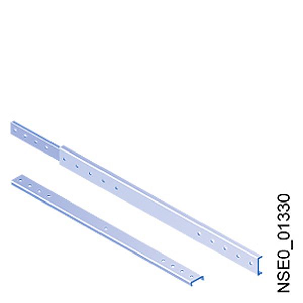 Telescopic rails D=300 consisting of 2 units image 1