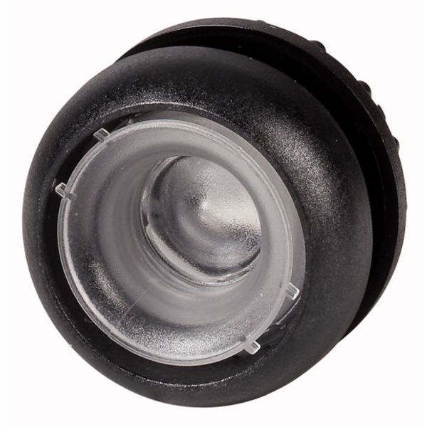 Illuminated pushbutton actuator, RMQ-Titan, Flush, momentary, Without button plate, Bezel: black image 1