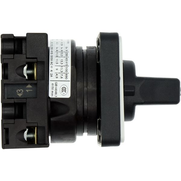 Changeoverswitches, T0, 20 A, flush mounting, 1 contact unit(s), Contacts: 2, 45 °, maintained, With 0 (Off) position, 2-0-1, Design number 15421 image 8