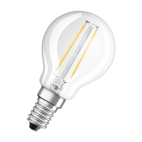 LED Lamp OSRAM PARATHOM®  Classic P 25 Filament P 2.5W 827 Clear E14 image 1