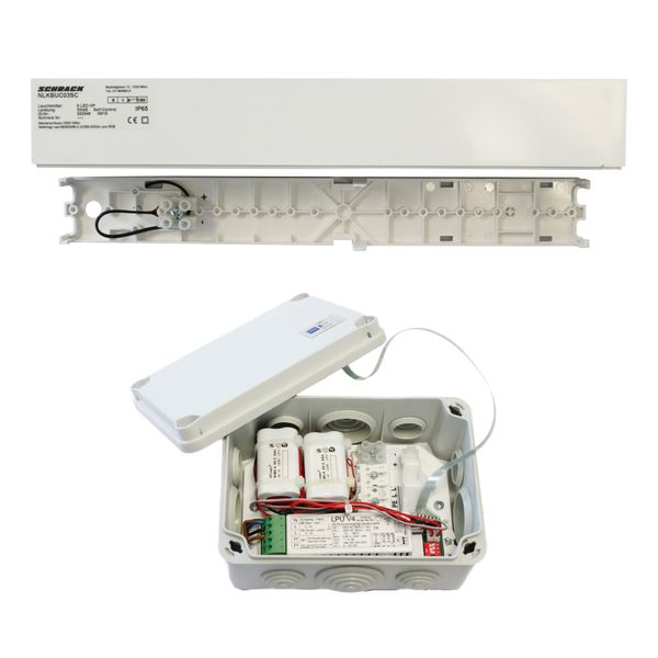 Self-cont. luminaire KB autotest LED 3h 230V AC wall image 13