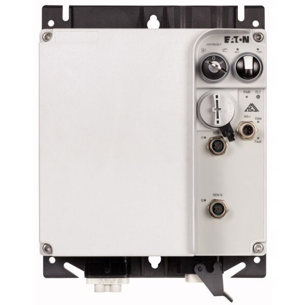 Reversing starter, 6.6 A, Sensor input 2, 400/480 V AC, AS-Interface®, S-7.A.E. for 62 modules, HAN Q4/2 image 1