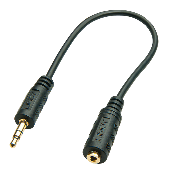 3.5mm Male to 2.5mm Female Audio Adapter Connect a 2.5mm audio device to a 3.5mm source image 1