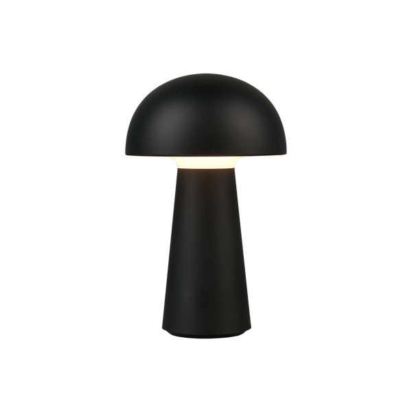 Lennon LED table lamp black rechargeable image 1