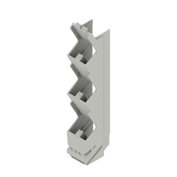 Side element, IP20 in installed state, Plastic, Agate grey, Width: 17. image 2