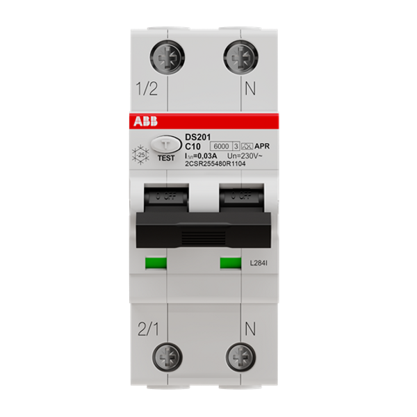 DS201 C10 APR30 Residual Current Circuit Breaker with Overcurrent Protection image 2