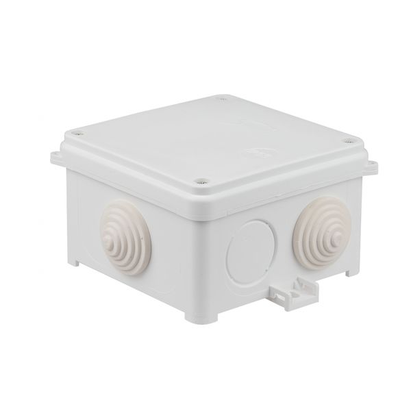 Surface junction box N90x90 white image 1