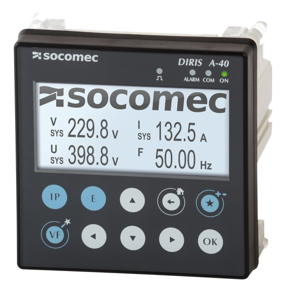 Multifunction meter DIRIS A-40 RS485 MODBUS communication 3 inputs/2 o image 2