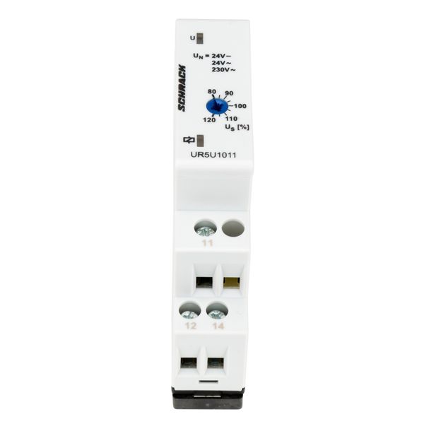 Voltage monitoring relay, 1 phase, 1CO image 1